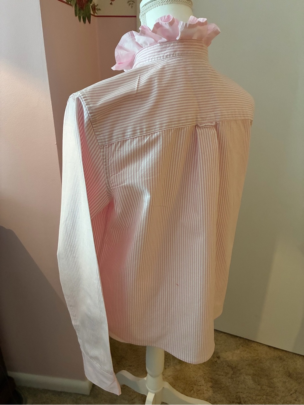 Embellished re-worked up-cycled shirt. - Picture 2 of 5
